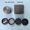 Metal Herb Grinder Smoking Accessory For Tobacco Smoke Pipe 63mm 55mm 50mm 40mm Zinc Alloy 4 Layer Accept Customized OEM Logo Printing UPS Ship