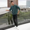 Herrtröjor tröjor Kuegou Autumn Fashion Casual For Men Sweatshirt BASIC SOLID Color High Quality Streetwear Top Plus Size 60025 220907