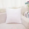 흰색 평범한 승화 블랭크 베개 케이스 케이스 쿠션 커버 패션 베개 열전기