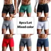 UNDUPTS 8 PCS Erkek Panties Set Sexy Man Boksörler Pamuk Çarparlar Çok Gay Gay Boksörler Erkek Aile Boksör Erkekleri Ca223m