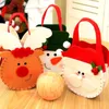 Embrulho de presente 1 x bolsas de natal fofas bolsas doces de doce 2022 decoração de festa de natal 3 estilos