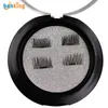 Magnetic Eyelashes With 2 Lashes 3D False Natural For Mink Eyelashes Extension Long Faux Cils Magnetique X073