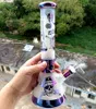 8,5 inch Glazen water Bong Hookahs met elektroplate schilderen Dikke rookleidingen met vrouwelijke 18 mm gewricht