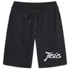 Pantanos cortos de verano gimnasio para hombres jesus letras dise￱ador impreso brotes