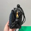 Сумки-петли BottegaaVeneta, мини-камера на плечо, брендовая Jodie Cloud Hobo, модная кожаная сумка-мессенджер 18X11CMqq