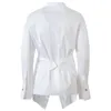 Camicette da donna 2022 Primavera Estate Donna bianca Camicie casual Design di marca Camicette di moda Elegante Office Lady Abiti coreani giapponesi In
