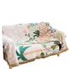 Столовая ткань многофункциональная крышка домашнего декора модная пыль, хлопковое льняное подушка, кровать, одеяло 220906