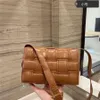 مصممة منسوجة حقيبة نساء حقائب يدوية أحادية الكتف أزياء محفظة حقيبة اليد الكلاسيكية