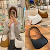 Women Luxurys Designers Bags High end t r leather shoulder bag women's armpit irregular fashion portable crescent simple hand Crossbody