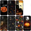 Happy Halloween Pumpkin Lantern Soft TPU Cases for iPhone 15 14 Pro Max 13 12 Mini 11 XR XS X 8 7 Plus 6 6S Ghost Moon Print Black Fashion Phone Provess Back Cover Coque