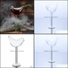 Vinglasglas Vinglasglasögon Bird Smoked Molecar Cocktail Goblet Glass Cup Champagne Coupes Creative Copo Bar Verre Copas de Vino Doom W Dhlke