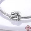 925 Argent Charme Perles Dangle Graduation Livres Charme Perle Fit Pandora Charms Bracelet DIY Bijoux Accessoires