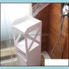 Lagerhalter Racks Bodenmontierter wasserdichter Toiletten-Seitenschrank PVC-Badezimmer-Lagerregal Schlafzimmer Küchenregale Home Organizer 22 DHMNU