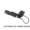 Gun Lights Pressure Switch ModButton Lightwing Adapter Mount SureFir M300A M300 Tactical Hunting ficklampan Airsoft Picatinny Rail