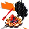 Bakvormen bakmods non-stick wafel maker pan mod hart vorm huishouden schimmel pressplaat keukengereedschap maken mallen bakeareba dhp63