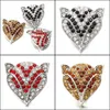 Other Snap Button Jewelry Component Rhinestone Animal Head 18Mm Metal Snaps Buttons Fit Bracelet Bangle Noosa N0054 Drop Dhseller2010 Dh91H