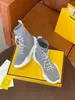 Scarpe piattaforma stivali calzini a maglia addestratori maschili elastici stivale stivale da donna moda balck grigio uomo donna