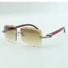 endless diamonds sunglasses 3524020 with original wooden temples and 58mm cut lens