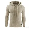 Men Hoodies Plaid Hooded Sweatshirt Mens Hoodie Tracksuit Sweat Coat Casual Sportswear M-3XL