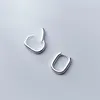 Boucles d'oreilles créoles creux cercle ovale goutte pour femmes dame minimaliste Ins Design géométrique oreille boucle d'oreille bijoux hypoallergéniques fins