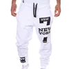 Männer Hosen Männer Sport Streetwear Splice Jogger Mode Casual Cargo Pant Hosen High Street Elastische Taille Harem