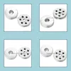 Autres Vente En Gros 18Mm Snap Bouton Bijoux Accessoires Composants Résultats Boutons En Métal Pour Faire Diy Bracelet Collier Goutte Dhseller2010 Dh2Ir