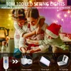 CNSUNWAY 10M 100LED Fairy F5 LEDs Strings Lights USB Powered Remote Control with 11 Modes Dimmable Timing Memory Function Christmas Party Decoration RGB & Warm White