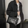 Retro Casual Men Sac d'embrayage pu en cuir japonais enveloppe de style coréen Sac à main masculin Business Ipad File Sac