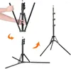 Tripods 2m Pography Light Stand Tripod voor camera professionele verstelbare Po Studio flitsen video