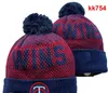BOSTON Beanie T North American Baseball Team Side Patch Winter Wool Sport Knit Hat Skull Caps