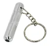 Mini Portable Smoking Pipe Metal Snuff Snorter Sniffer Cigarette Holder Pipes 50MM Tube Accessories with Keychain
