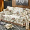 Крышка стула европейского роскошного дивана на диван -диван 1 2 3 4 -ые кисточки Chenille Section
