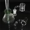 smoking Quartz Banger Nail with Spinning Bubble Carb Cap and Terp Pearl 14mm 18mm Joint 90 Degrees For Glass Bongs