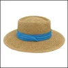 Stingy Brim Hats Summer Sea Beach Hat Men Women Hollow Grass St Cap Man Woman Flat Wide Brim Hats Sun Fashion Travel Caps 2022 New 12 Dheuz