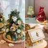 Décorations de Noël 20pcs 20 / 28mm White Glitter Snowflake Ornement DIY Scrapbooking Craft pour la décoration de l'arbre de Noël de l'année à la maison