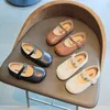 Kinderleren schoenen Solide kleur baby peuter casual kinderen sneakers zachte zool meisjes schoenen maat 21-30