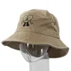 Chapeaux de rondage avarié Bad Bunny Bucket un Verano Sin ti Fisherman femme été pliable brodée Sun Cotton Man Beach 2209076250840