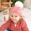 Gorras Sombreros 8Color Niños Niñas Sombrero de invierno Gorro indio de terciopelo dorado para niños Gorro cálido de invierno y otoño Gorro de niño con pompón de pelusa para niños 220907