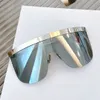 Zonnebril voor heren dames zomer 4S237 Goggles Style Anti-Ultraviolet Retro Plate Square Willekeurige doos