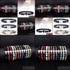 Straski z koralikami moda Jezus krzyżowe charm Bracelets Mężczyźni Natura Lava Stone 8mm Białe koraliki modlitwa Reiki Bransf f dhseller2010 dhv74