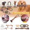 Toys à chiens mâcher pour mâcher agressif Chiot dentition corde de corde de guerre de guerre 2022 Emballage2010 Amzqo