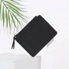 Titulaires de cartes Mode Mini ID Business Credit Zipper Holder PU Cuir Slim Bank Case Organisateur Portefeuille