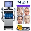 Original 11 i 1 H2O Dermabrasion Face Machine Aqua Face Clean Microdermabrasion Professional Oxygen Facial Equipment Crystal Diamond Water Peeling