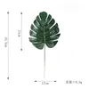 Faux Floral Greenery 10pcs High Simulation Artificial Monstera Tropical Plain Leaf Home Party Store Wedding Event Event Decorations J220906