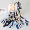 Vår- och hösten Silk Scarf Fashion Long Gift Scarf Chinese Style Scarf