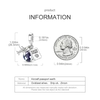 Charm-Perlen aus 925er-Silber, baumelnd, Flugzeug-Reise-Absolventen-Charm, Mutter-Liebesengel-Perle, passend für Pandora-Charm-Armbänder, DIY-Schmuckzubehör