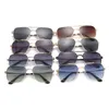 2022 Fashion Flight Seven 007 Rock Stijl Gradiënt Pilot Zonnebril Voor Mannen Vierkante Luxe Brand Design Zonnebril Oculos De Sol2923