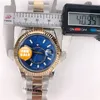 Zegarek męski 326933 41 mm mechanizm automatyczny mechaniczny dwukolorowy zegarek ze stali nierdzewnej Ring Command niebieska tarcza szafirowe szkło