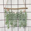 장식용 꽃 시뮬레이션 식물 유칼립투스 잎 벽 장식 홈 매달려 장식 정원 휴가 파티 잎