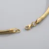 Круглая змеиная цепь из нержавеющей стали ожерелье для мужчин Женские украшения аксессуары оптом